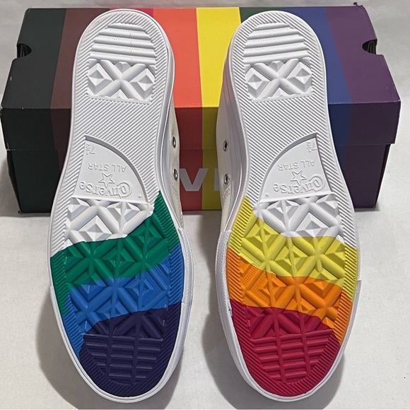 Converse Chuck Taylor All Star Lift Ox Platform Sneaker 9.5 Women/7.5 Men Egret - Picture 7 of 14